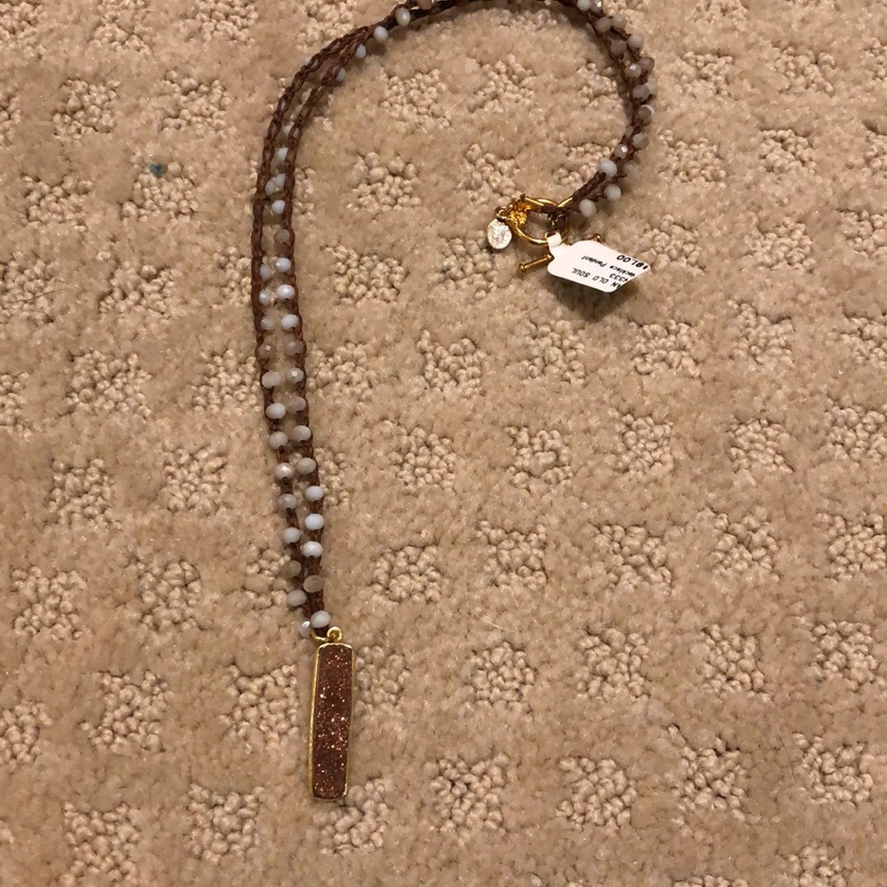 An Old Soul beaded necklace